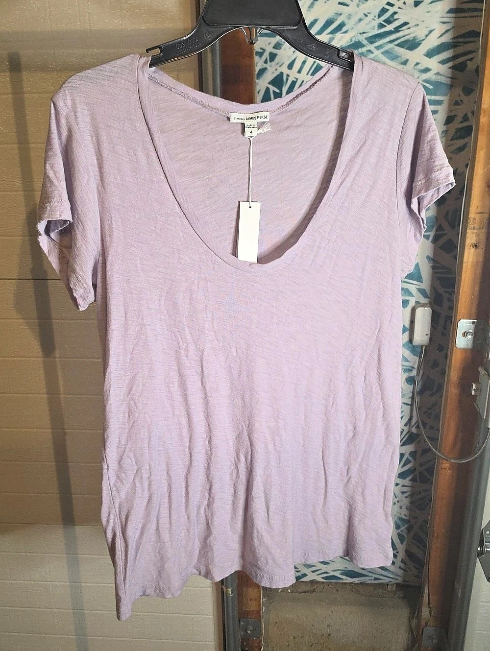 James Perse Standard James Perse Scoop Neck Tee Standard Scoop Neck Tee XL